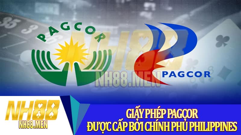 Giấy phép PAGCOR được cấp bởi chính phủ Philippines